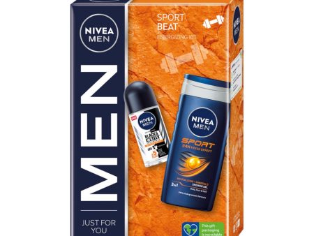 Men Sport Beat zestaw żel pod prysznic 250ml + antyperspirant roll-on 50ml For Discount