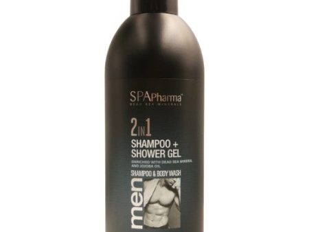 Men 2in1 Shampoo + Shower Gel szampon i żel pod prysznic 1000ml For Discount