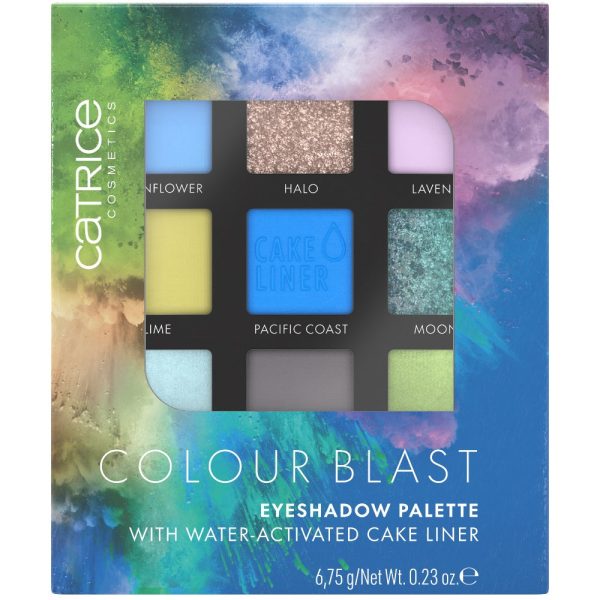 Colour Blast Eyeshadow Palette paleta cieni do powiek 020 Blue Meets Lime 6.75g Hot on Sale