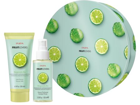 Fruit Lovers Bergamot zestaw mleczko pod prysznic 200ml + mgiełka do ciała 100ml on Sale