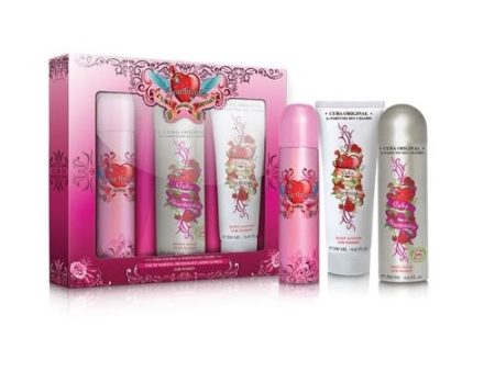 Cuba Heartbreaker zestaw woda perfumowana spray 100ml + dezodorant spray 200ml + balsam do ciała 200ml Cheap