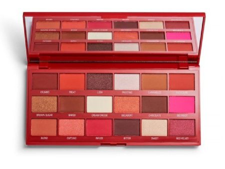 I Heart Revolution Chocolate Eyeshadow Palette paleta cieni do powiek Red Velvet 18g Online Sale