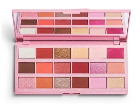 I Heart Revolution Chocolate Eyeshadow Palette paleta cieni do powiek Strawberry Cheesecake 18g For Sale