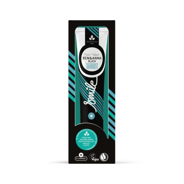 Natural Toothpaste naturalna pasta do zębów z aktywnym węglem Black 75ml Online Sale