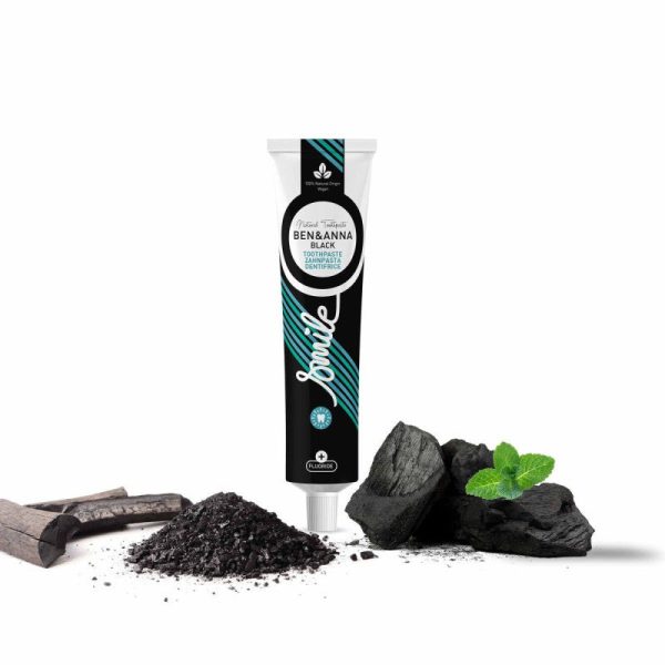 Natural Toothpaste naturalna pasta do zębów z aktywnym węglem Black 75ml Online Sale