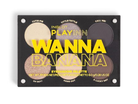 Playinn Eyeshadow Palette paleta cieni do powiek Wanna Banana 8g on Sale