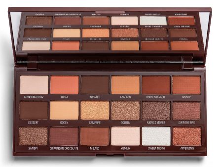 I Heart Revolution Chocolate Eyeshadow Palette paleta cieni do powiek Smores 18g Supply